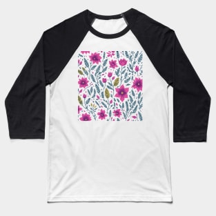 flower pattern Baseball T-Shirt